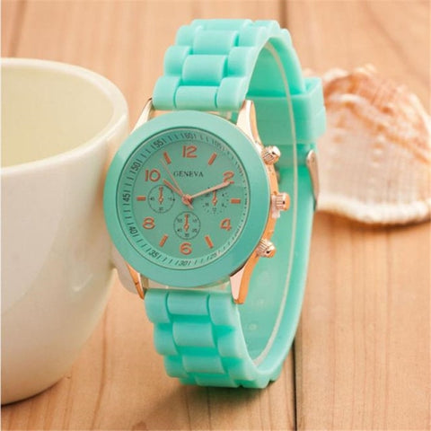 Silicone Watches Women Men Sports Jelly Gel Analog Quartz Wrist Watch Ladies Female Rubber Hours Clock White Relogio Reloj A4