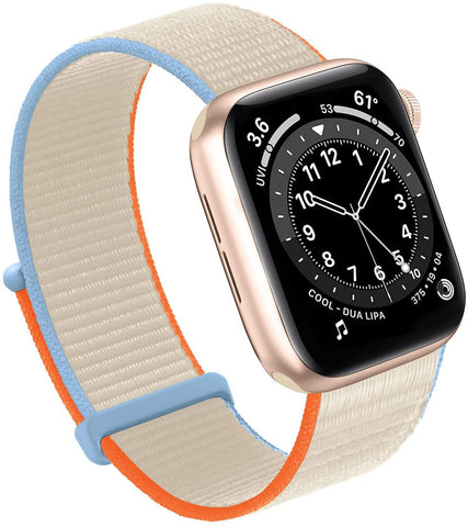 Solo Loop Nylon Strap for Apple watch band 44mm 40mm 38mm 42mm Adjustable Elastic Scrunchie bracelet correa iWatch 6 se 5 4 3 2