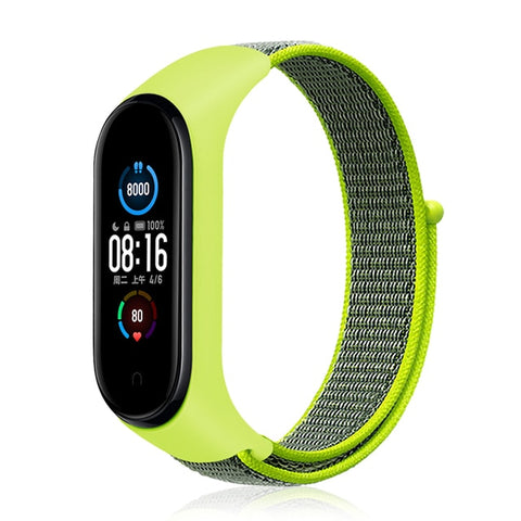 Bracelet for mi band 6 Strap Nylon Sport loop watch Belt pulsera correa Miband strap Wristband for xiaomi Mi band 5 4 3 Bracelet