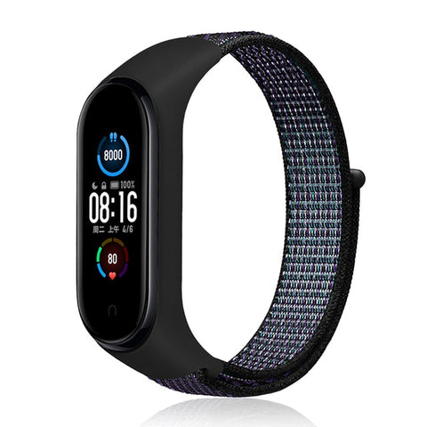 Bracelet for mi band 6 Strap Nylon Sport loop watch Belt pulsera correa Miband strap Wristband for xiaomi Mi band 5 4 3 Bracelet